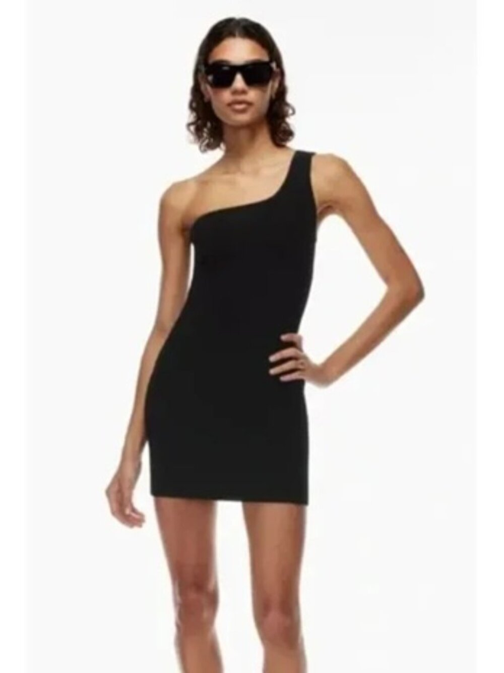 Babaton One-Shoulder Dress - Size Medium